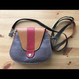 Real Leather Boho Crossbody Bag